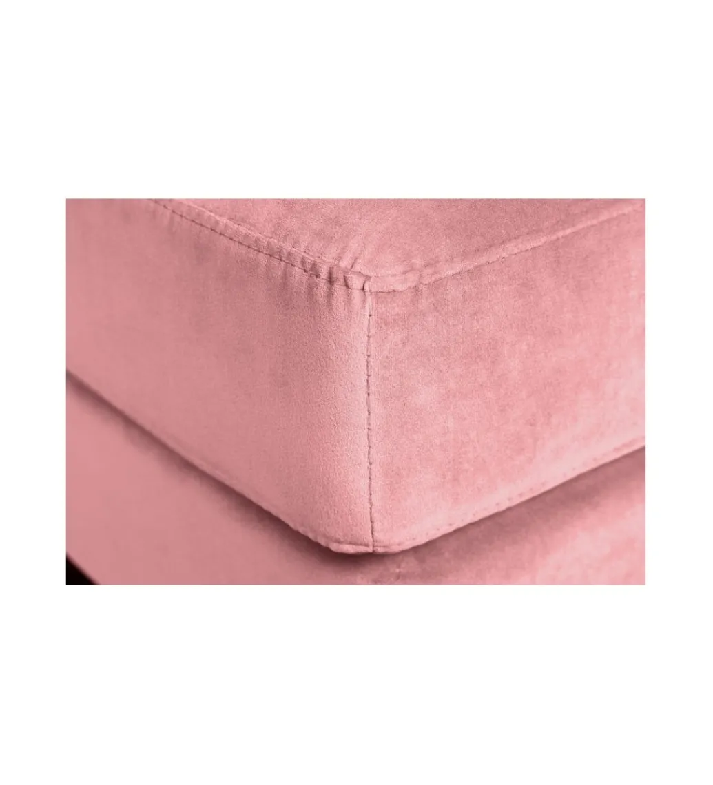 Pufa CANIS Velvet 80 cm różowy*Invicta Interior Hot