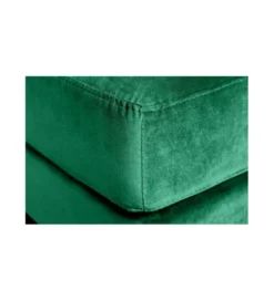 Pufa CANIS Velvet 80 cm szmaragdowo zielona*Invicta Interior Sale