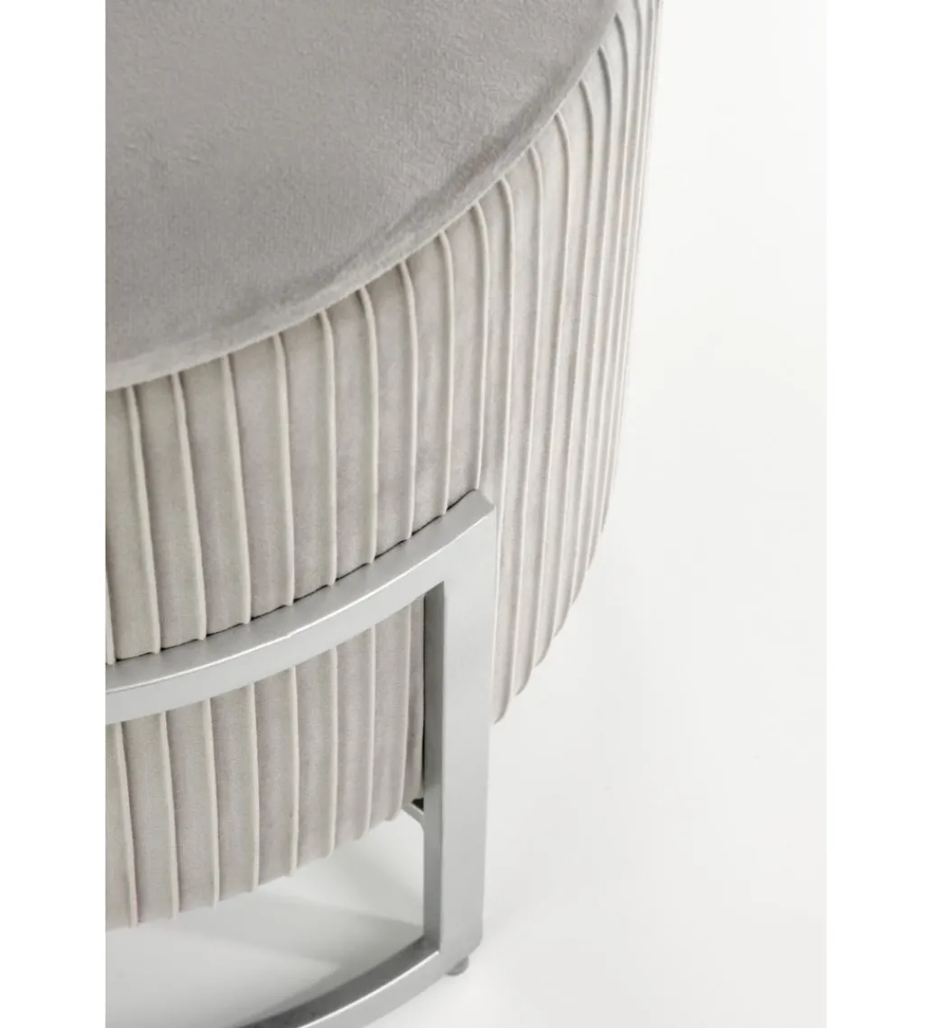 Pufa CRICET 40 cm jasnoszara*Halmar New