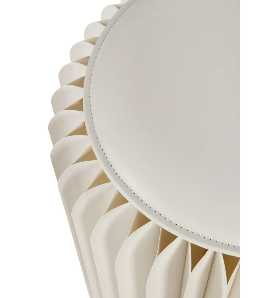 Pufa FOLDABLE 42 cm biała*J-Line Outlet
