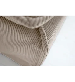 Pufa HEAVEN 100 cm cord beżowa*Invicta Interior