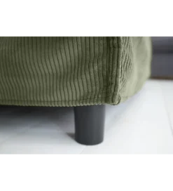 Pufa HEAVEN 100 cm cord zielona*Invicta Interior