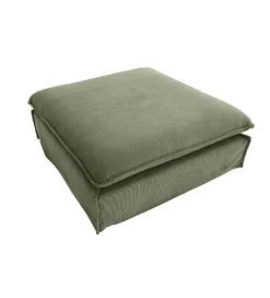 Pufa HEAVEN 100 cm cord zielona*Invicta Interior