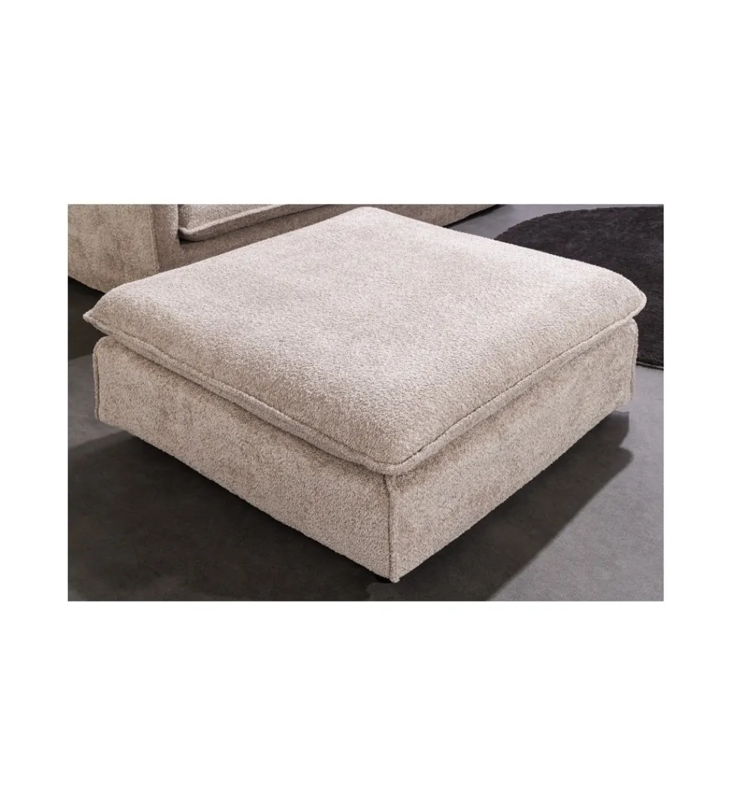Pufa HEAVENLY Heaven 100 cm Bouclé beżowa*Invicta Interior Sale