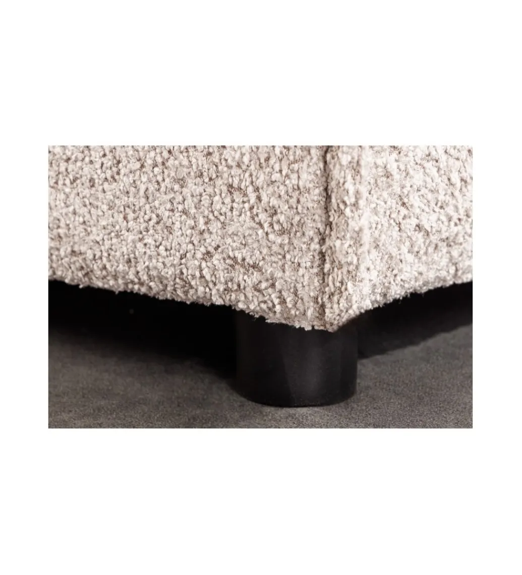 Pufa HEAVENLY Heaven 100 cm Bouclé beżowa*Invicta Interior Sale