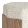 Pufa KRYSTEN 44 cm kremowa*Zona-Design Best