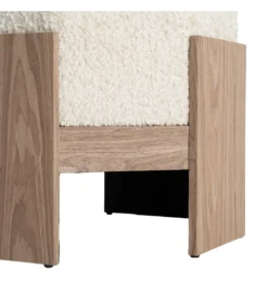 Pufa KRYSTEN 44 cm kremowa*Zona-Design Best