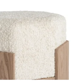 Pufa KRYSTEN 44 cm kremowa*Zona-Design Best