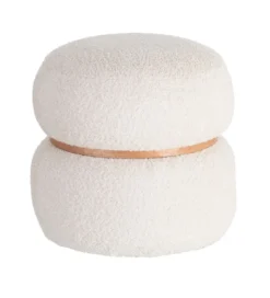 Pufa LEGANTO 45 cm kremowa*Zona-Design New