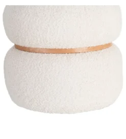 Pufa LEGANTO 45 cm kremowa*Zona-Design New