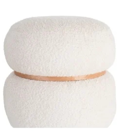 Pufa LEGANTO 45 cm kremowa*Zona-Design New