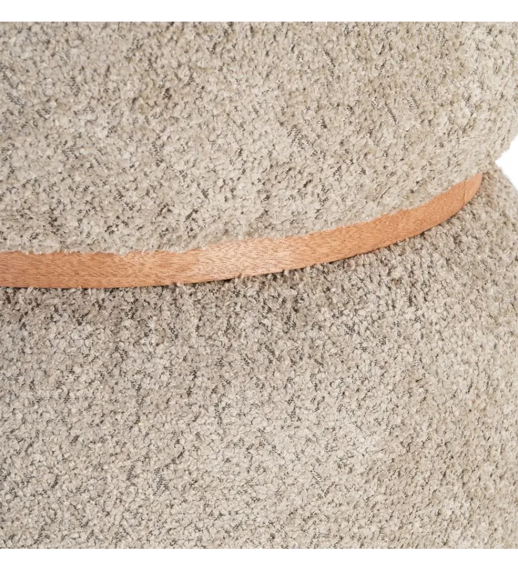 Pufa LEGANTO 45 cm szara*Zona-Design Sale