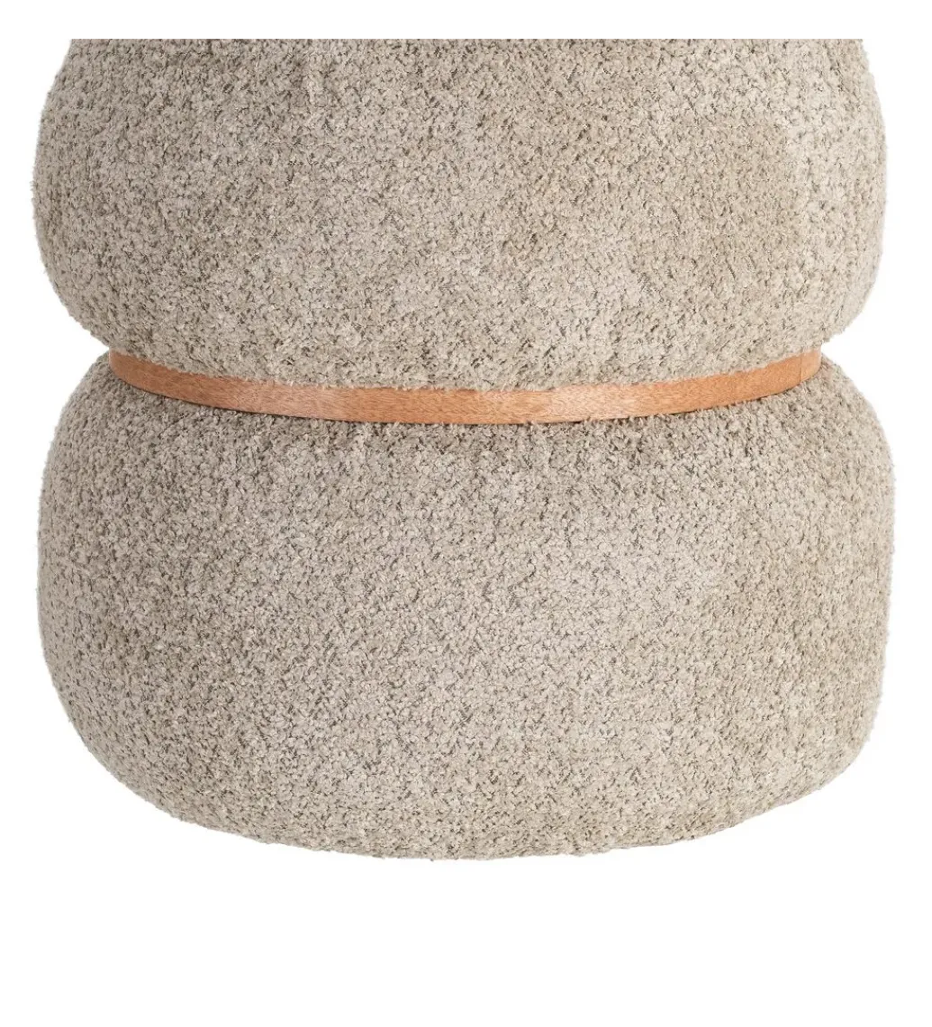 Pufa LEGANTO 45 cm szara*Zona-Design Sale