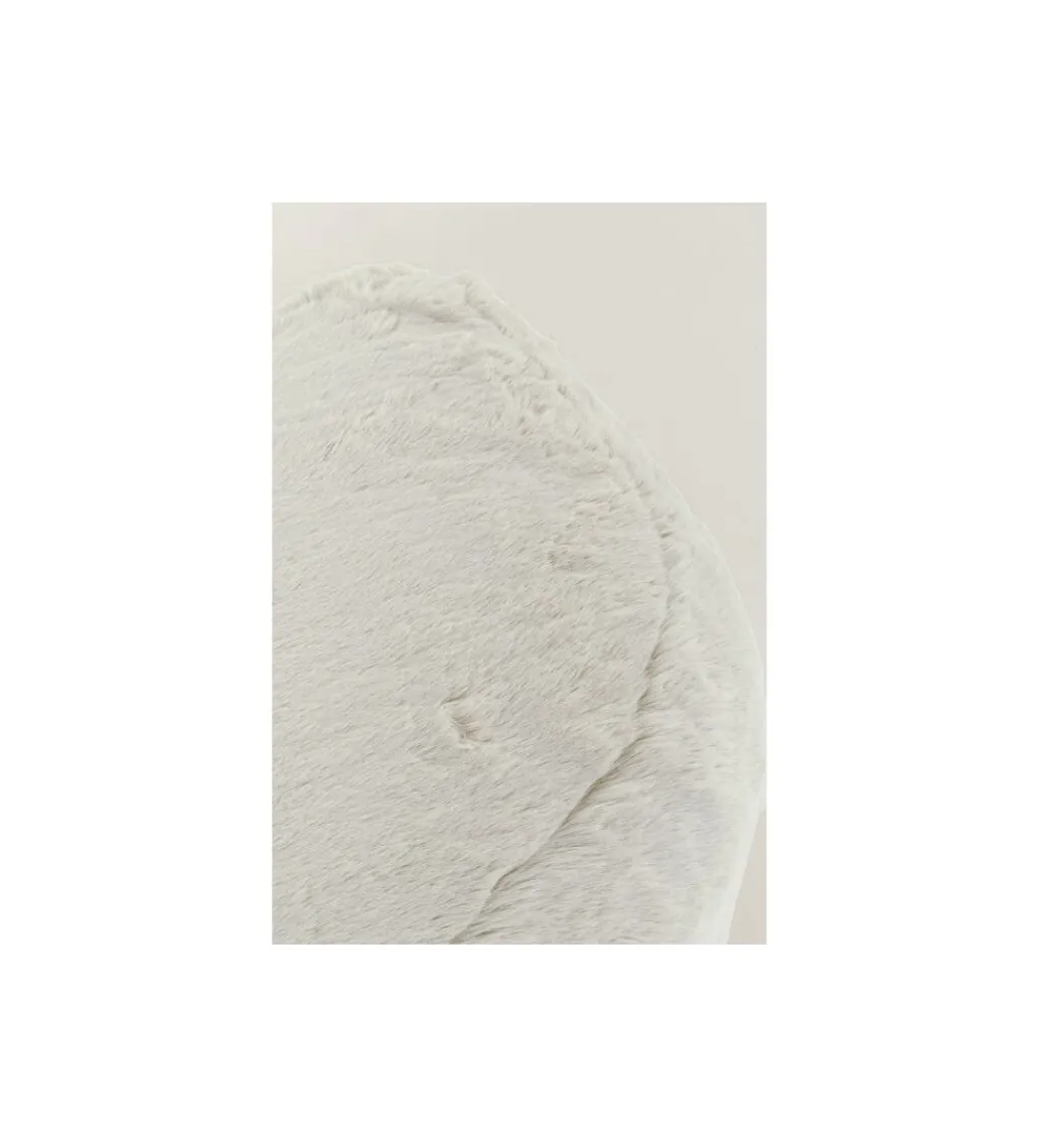 Pufa MIKA FURR 131 cm kremowa*KARE Clearance