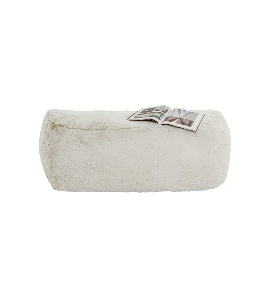 Pufa MIKA FURR 131 cm kremowa*KARE Clearance