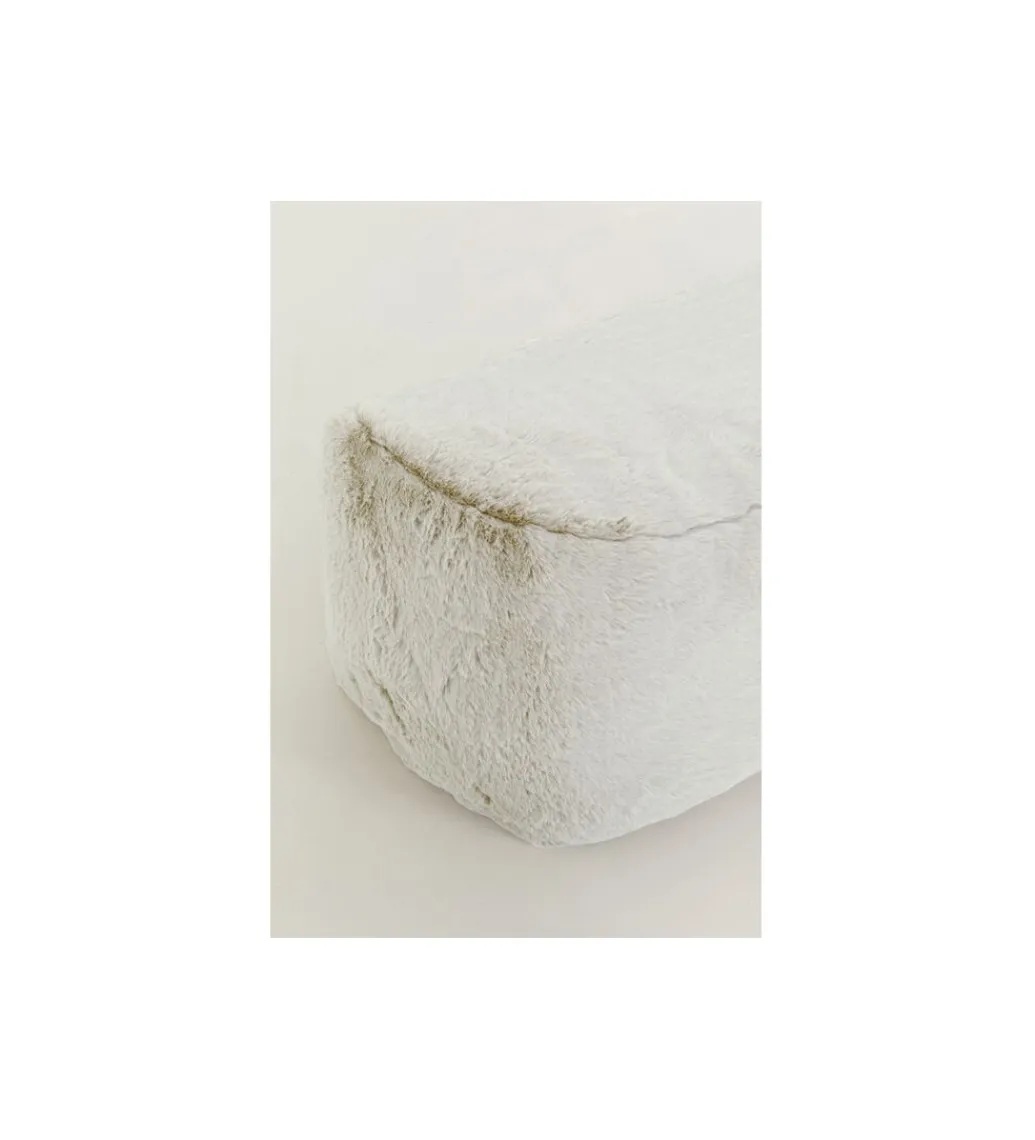 Pufa MIKA FURR 131 cm kremowa*KARE Clearance