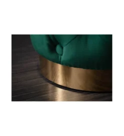 Pufa Modern Barock Chester szmaragdowa zieleń*Invicta Interior Sale