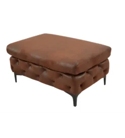 Pufa MODERN BAROCK 90 cm antyczny brąz*Invicta Interior Online
