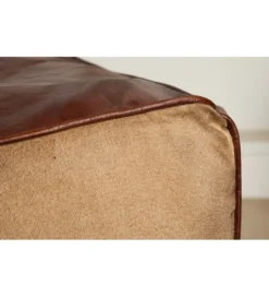 Pufa Mustang 45 cm brązowa*Invicta Interior New