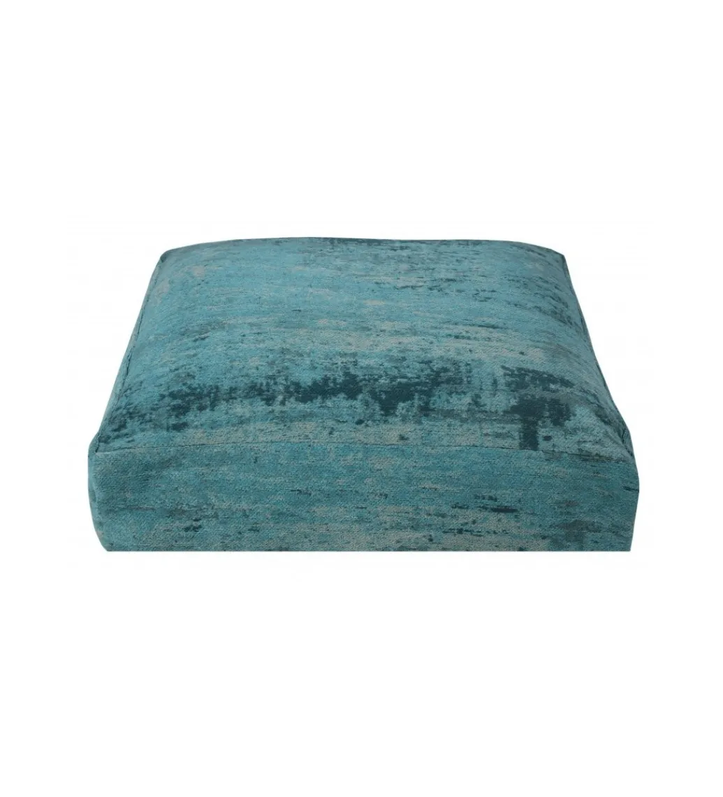 Pufa na podłogę ABSTRACT 70 Cm turkusowa*Invicta Interior Clearance