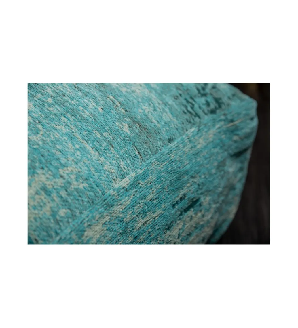 Pufa na podłogę ABSTRACT 70 Cm turkusowa*Invicta Interior Clearance