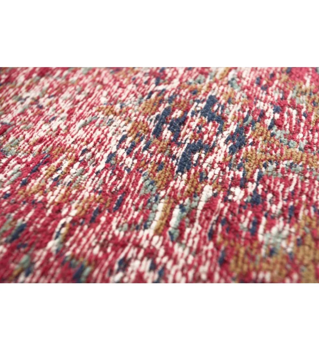 Pufa Na Podłogę Abstrakt 70 Cm czerwona*Invicta Interior New