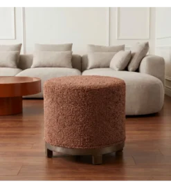 Pufa obrotowa GIRATORIO 47 cm ceglasta*Zona-Design Online