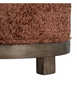 Pufa obrotowa GIRATORIO 47 cm ceglasta*Zona-Design Online