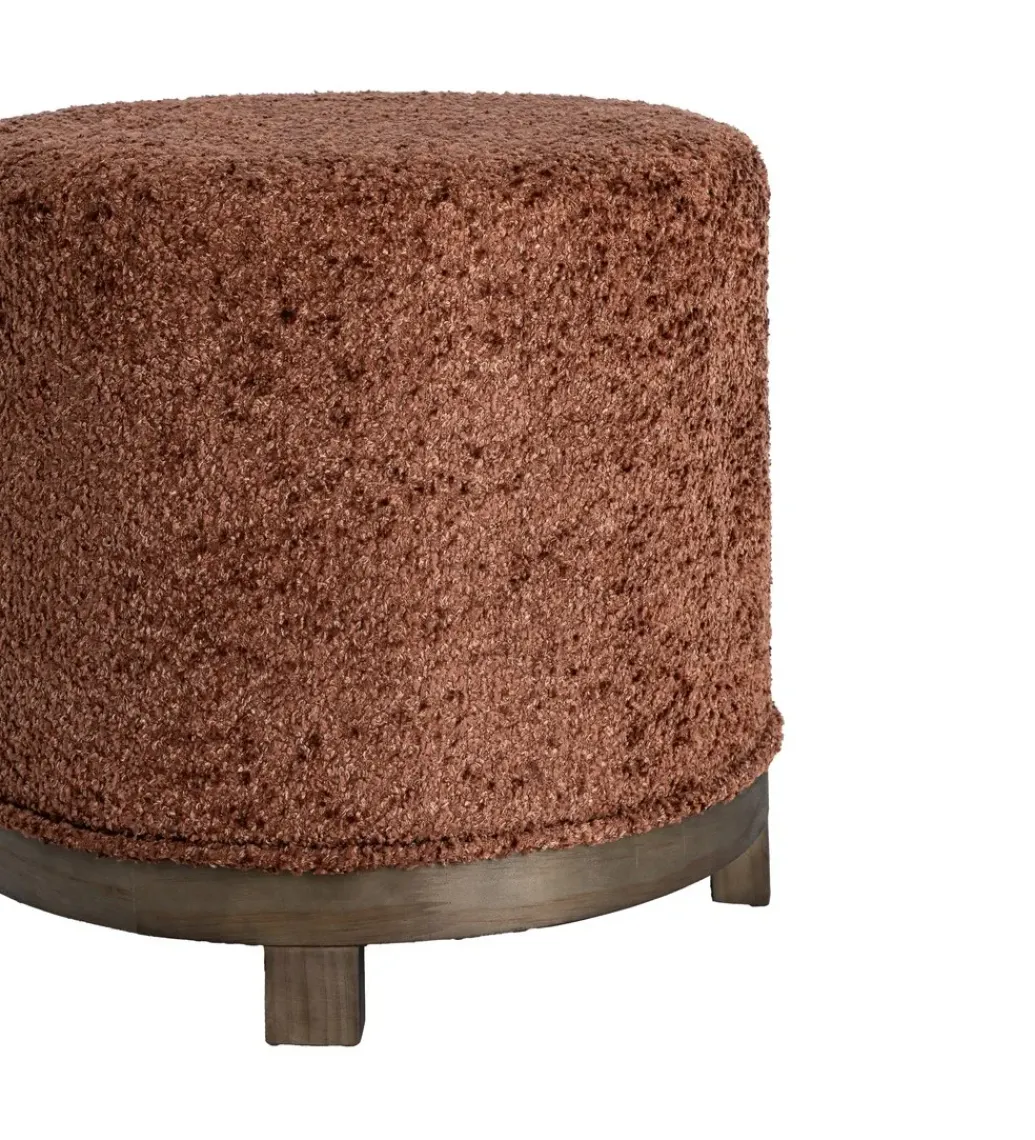 Pufa obrotowa GIRATORIO 47 cm ceglasta*Zona-Design Online