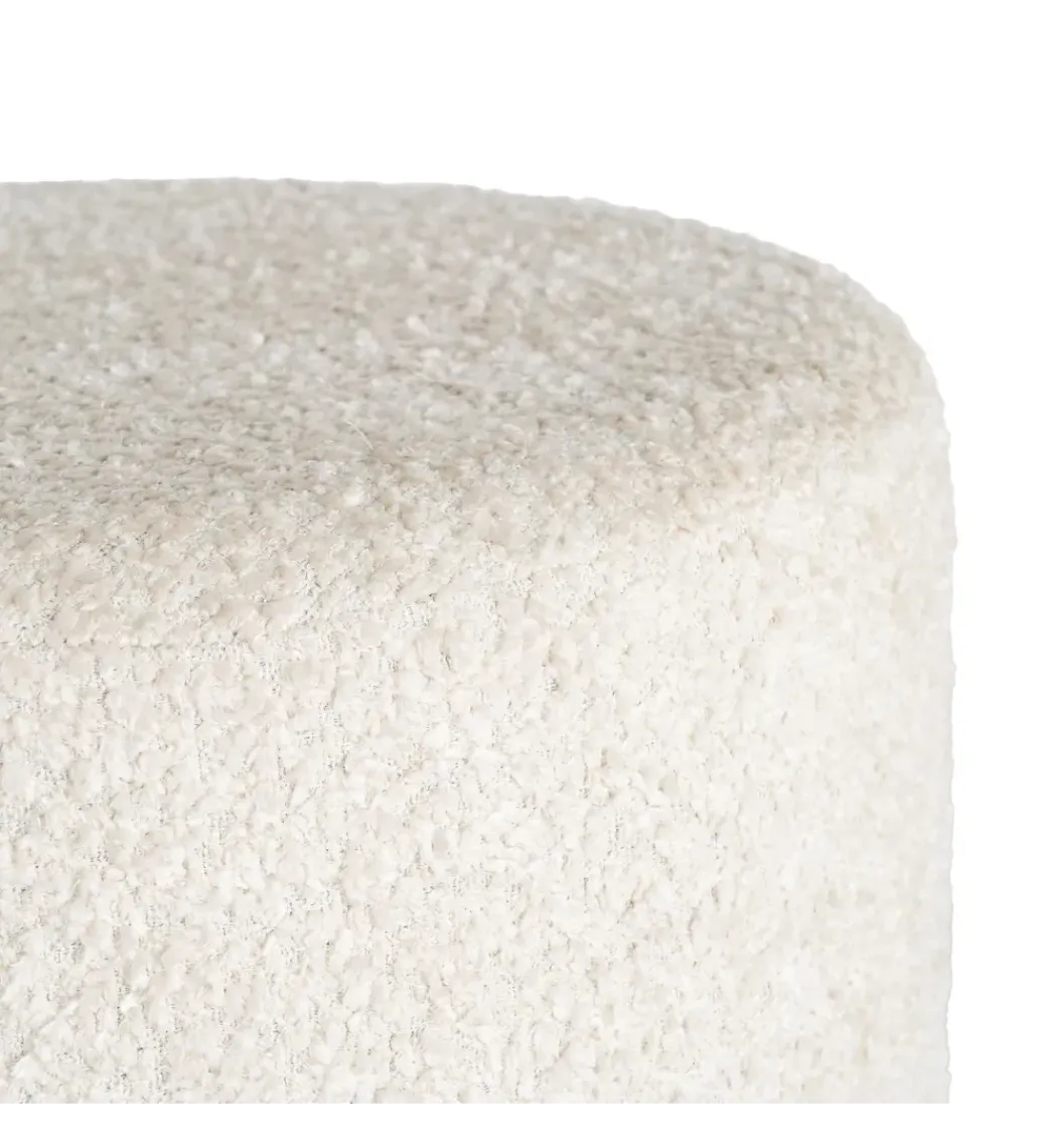 Pufa obrotowa GIRATORIO 47 cm kremowa*Zona-Design New