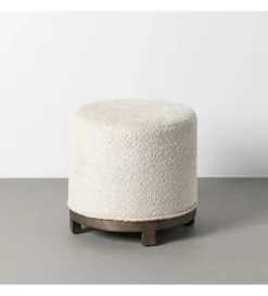 Pufa obrotowa GIRATORIO 47 cm kremowa*Zona-Design New