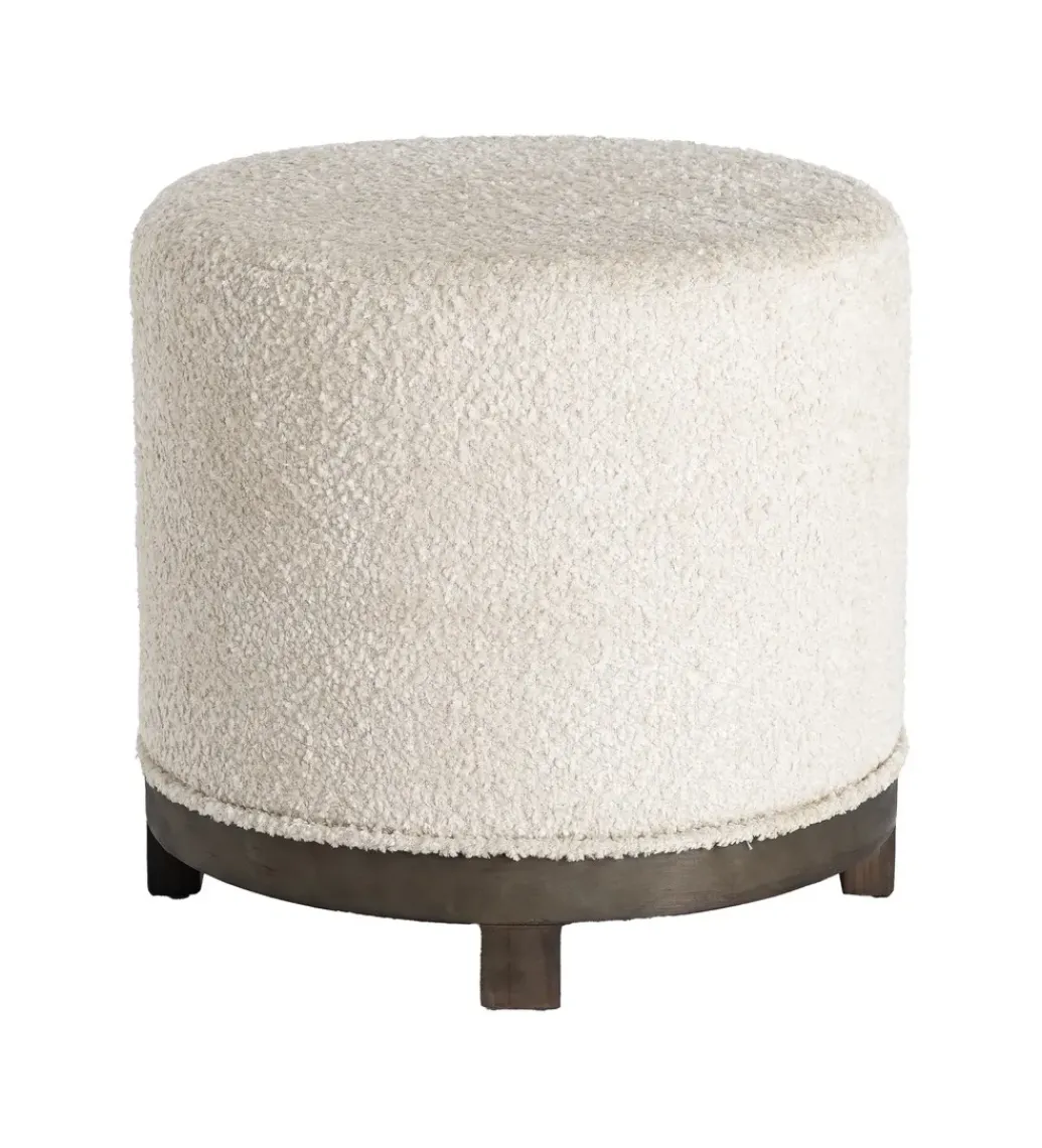 Pufa obrotowa GIRATORIO 47 cm kremowa*Zona-Design New
