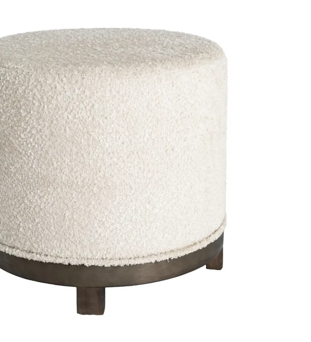 Pufa obrotowa GIRATORIO 47 cm kremowa*Zona-Design New