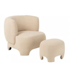 Pufa PARCO 55 cm beżowa*J-Line Online