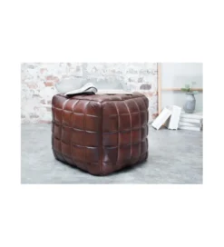 Pufa Rider brązowa*Invicta Interior Outlet