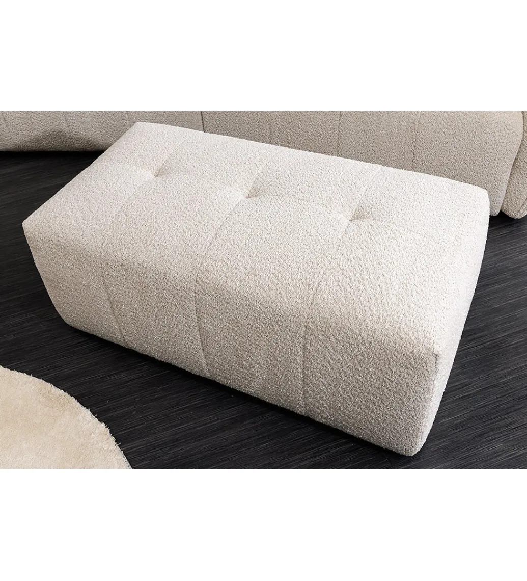 Pufa ROYAL 120 cm bouclé szampański beżowy*Invicta Interior Outlet