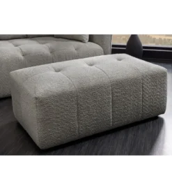 Pufa ROYAL 120 cm bouclé szara*Invicta Interior New