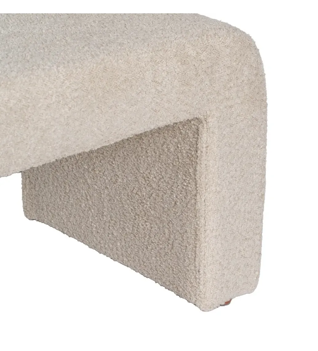 Pufa SILIN 67 cm beżowy*Zona-Design Outlet