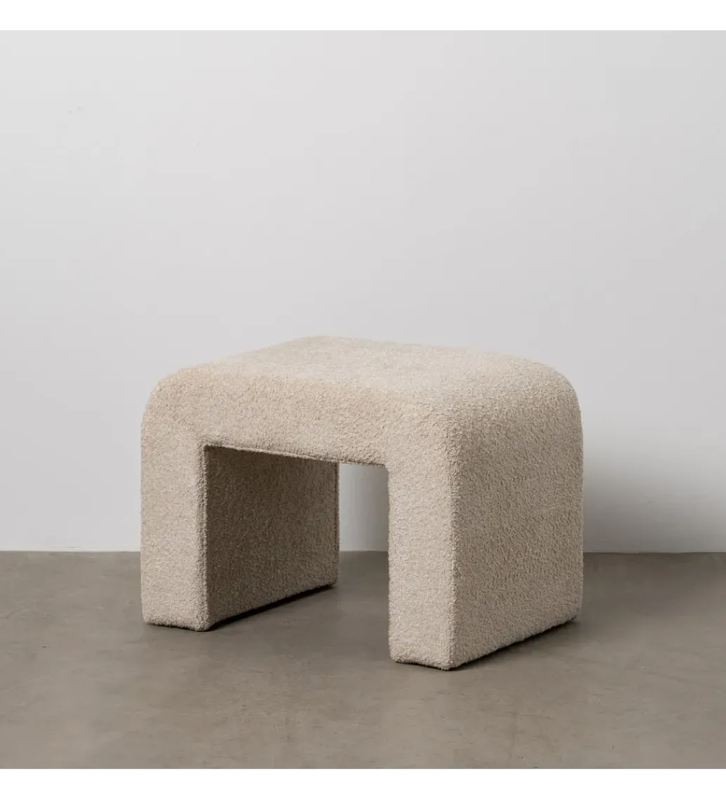 Pufa SILIN 67 cm beżowy*Zona-Design Outlet