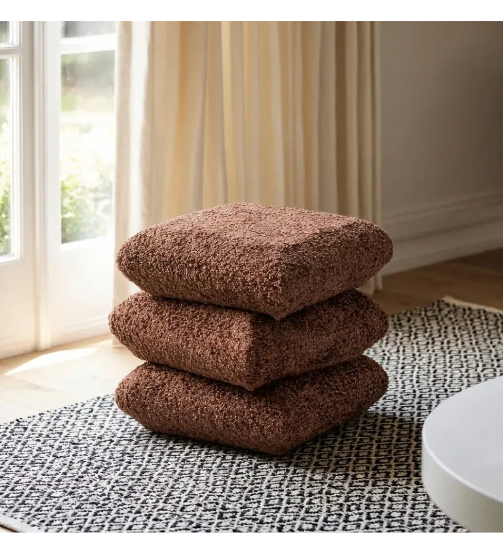 Pufa SOTERA 42 cm ceglasta*Zona-Design Discount