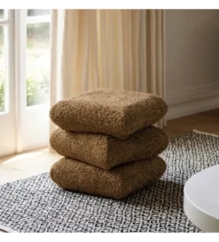 Pufa SOTERA 42 cm ochra*Zona-Design Sale
