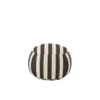 Pufa STRIPED 45 cm czaro biała*J-Line Clearance