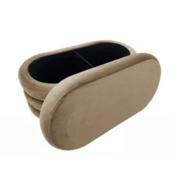 Pufa VOGUE 85 cm z schowkiem welwet champagne*Invicta Interior Online