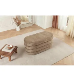 Pufa VOGUE 85 cm z schowkiem welwet champagne*Invicta Interior Online