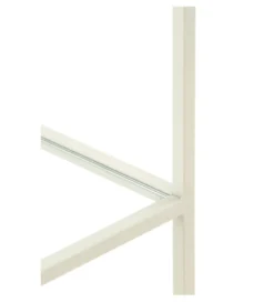 Regał AINO 214 cm szklany kremowy*L&L