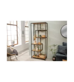 Regał ALPERA 77 cm w optyce dębu*Invicta Interior Hot