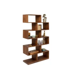Regał AUTHENTICO ZICK ZACK 100 x 180 cm naturalny drewno mango*KARE Online