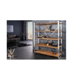 Regał Barracuda 141 cm drewno teak*Invicta Interior Hot