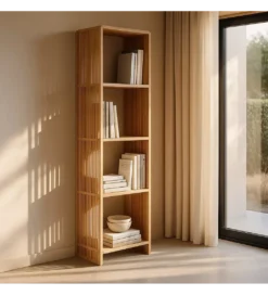 Regał BELLAMONTE 190 cm drewno teak naturalny*Zona-Design Best