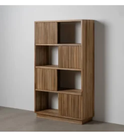 Regał BELLAMONTE 168 cm drewno teak naturalny*Zona-Design Clearance